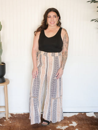 Whispering Willow Wide Leg Flare Pants - 240 Pants - The Farmhouse