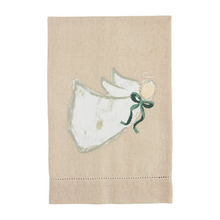 White Angel Painted Towel - The Farmhouse