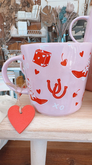 Wild at Heart Western Mug, Pink - The Farmhouse