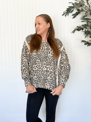 Wild Edge Thermal Sweatshirt Top - 100 Casual Tops - The Farmhouse