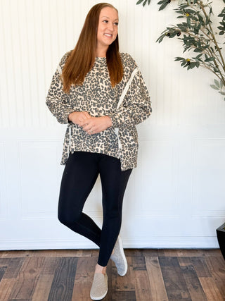 Wild Edge Thermal Sweatshirt Top - 100 Casual Tops - The Farmhouse