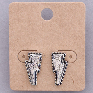 Wild Strike Lightning Bolt Earrings - 290 Jewelry - The Farmhouse