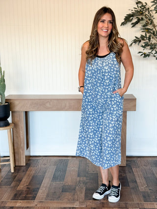 Wildflower Days Denim Jumpsuit - 180 One Piece Outfits - The Farmhouse