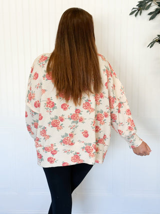 Wildflower Edge Thermal Sweatshirt - 100 Casual Tops - The Farmhouse