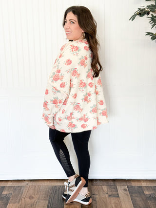 Wildflower Edge Thermal Sweatshirt - 100 Casual Tops - The Farmhouse