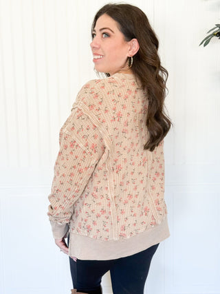 Wildflower Mineral Wash Pullover, Cream - 140 Sweatshirts + Sweaters - The Farmhouse