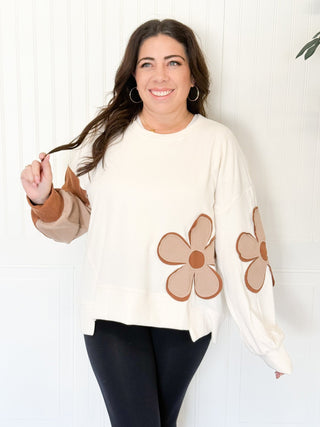 Wildflower Patchwork Top - 140 Sweatshirts + Sweaters - The Farmhouse