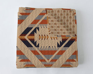 Winslow Baby Blanket Quilt - Orange - The Farmhouse