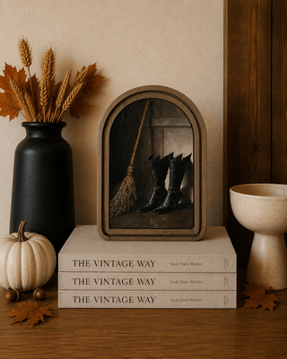 Witch Boots Arch Framed Art 6x8" - 420 Home Decor - The Farmhouse