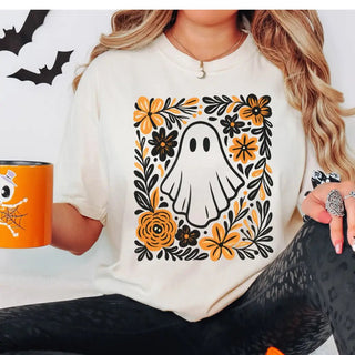 Women's Blooming Boo Graphic Tee - 120 Graphic Tees - The Farmhouse