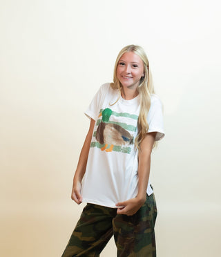 Women's Lakeside Mallard Tee - 120 Graphic Tees - The Farmhouse