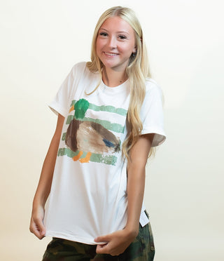Women's Lakeside Mallard Tee - 120 Graphic Tees - The Farmhouse