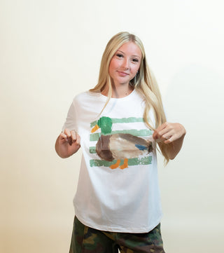Women's Lakeside Mallard Tee - 120 Graphic Tees - The Farmhouse