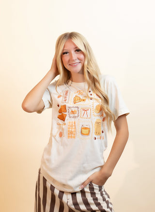 Women's Pumpkin Patch & Lattes Graphic Tee - 120 Graphic Tees - The Farmhouse
