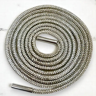 Women's Sparkle Step Shoelaces, Silver - 260 Fashion Accessories - The Farmhouse