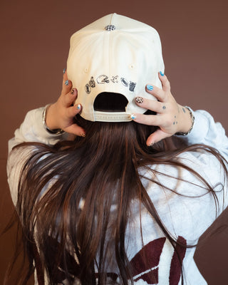Back view of the adjustable snapback on the Touchdown cap