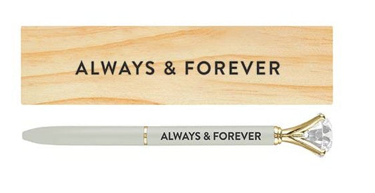 Wood Box Pen - Always and Forever - The Farmhouse