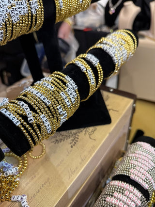 Words Beaded Bracelets - 290 Jewelry - The Farmhouse