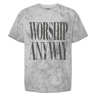 Worship Anyway Tee in Smoke