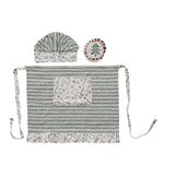 Child Ruffled Apron with Chef Hat & Oven Mitt, Set of 3