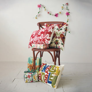 Jingle Jangle lumbar pillow styled