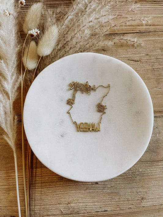 YeeHaw Necklace - Gold - The Farmhouse