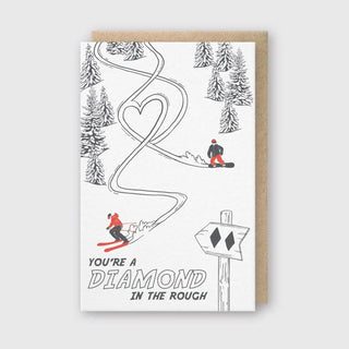 You're a Diamond In the Rough Greeting Card, Blank Inside - 423 Stationery - The Farmhouse