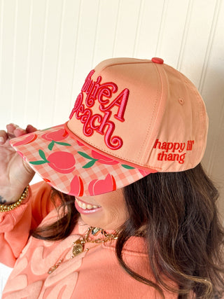 You're A Peach Snapback Hat - 260 Fashion Accessories - The Farmhouse