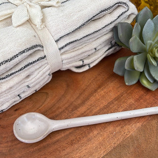 6.5" Glazed Stoneware Spoon - The Farmhouse AZ