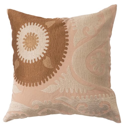Abstract Cotton Embroidered Pillow - The Farmhouse