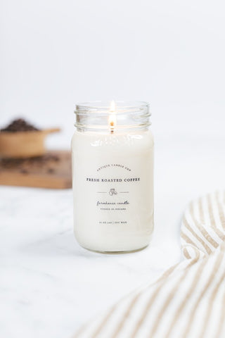 Antique Candle Co, 16oz Candle, Fresh Roasted Coffee - 410 Candles & Scents - The Farmhouse