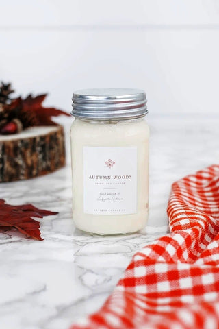 Autumn Woods 16oz - 410 Candles & Scents - The Farmhouse