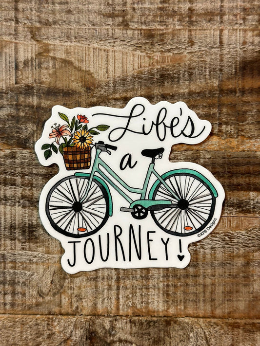 Bike Journey Sticker - The Farmhouse AZ