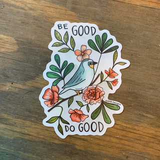 Bird & Flower Sticker - The Farmhouse AZ