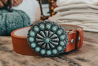 Blossom Turquoise Belt - The Farmhouse AZ