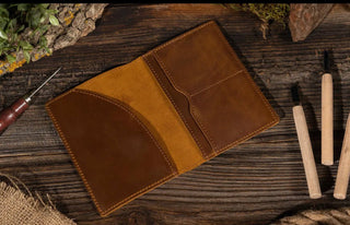 Bond Leather Passport Cover - Camel - The Farmhouse