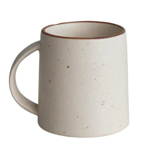 Brown Rim Stoneware Mug - The Farmhouse