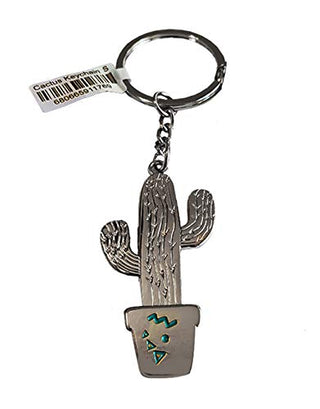 Cactus Keychain Silver - 260 Fashion Accessories - The Farmhouse