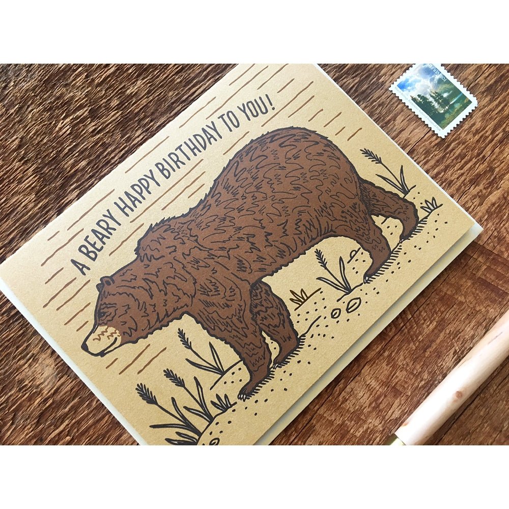 Card Birthday Bear - The Farmhouse AZ