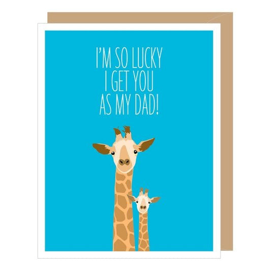 Card Lucky Giraffe - The Farmhouse AZ