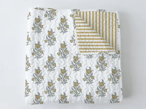 Claire Baby Blanket - Yellow - The Farmhouse