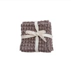 Cotton Waffle Weave Dish Cloths - Aubergine - The Farmhouse