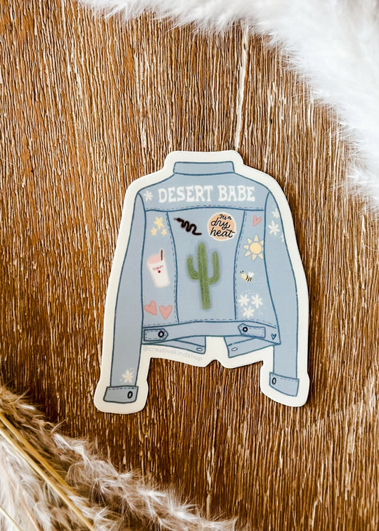 Desert Babe Jacket Sticker - The Farmhouse
