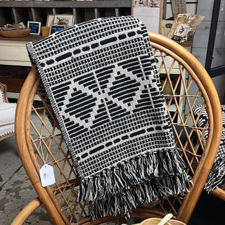 Diamond Pattern Throw Blanket - 420 Home Decor - The Farmhouse