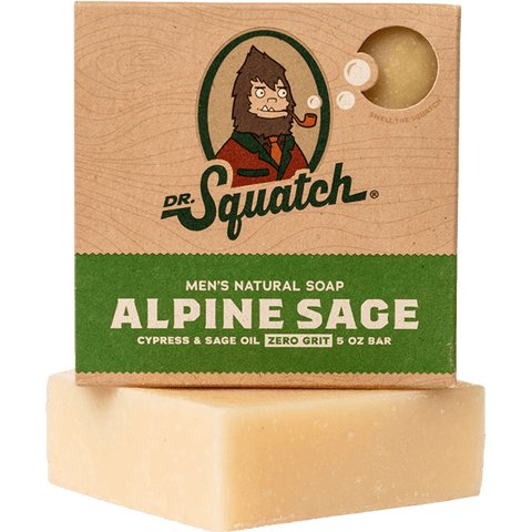 Dr. Squatch Natural Deodorant for Men – Odor-Squatching Men's Deodorant  Aluminum Free - Alpine Sage + Fresh Falls (2.65 oz, 2 Pack)