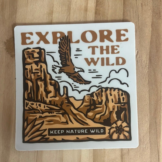 Explore the Wild Canyon Sticker - The Farmhouse AZ