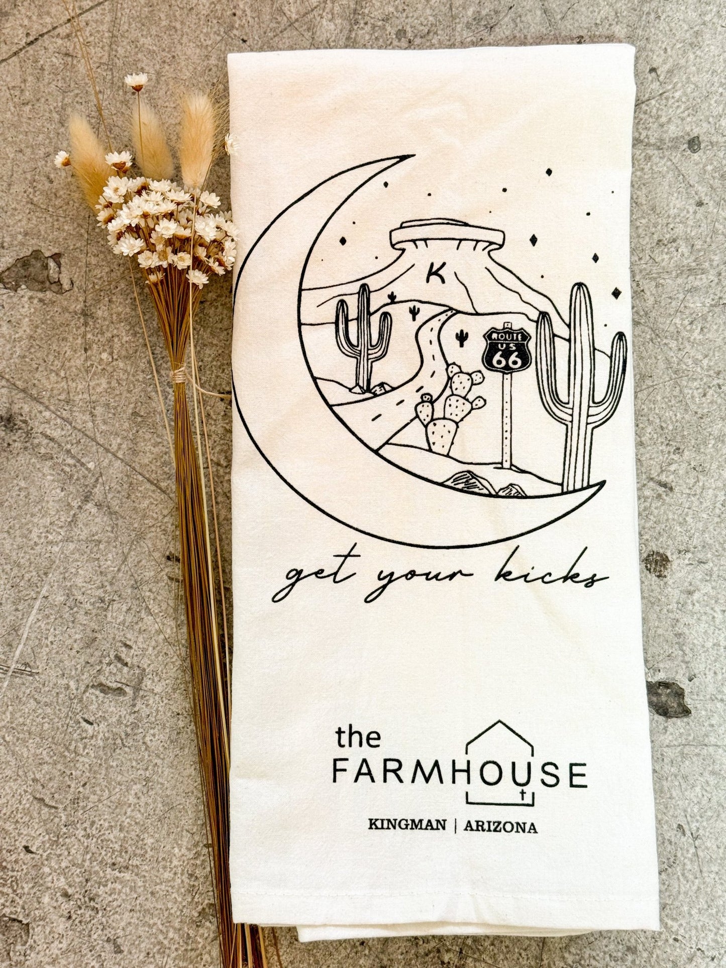 Get Your Kicks Tea Towel - The Farmhouse