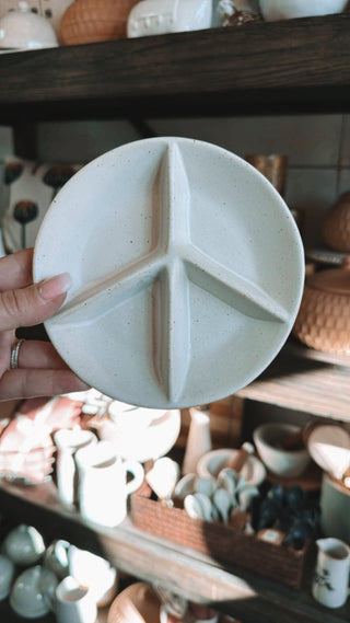 Glazed Peace Sign Dish - The Farmhouse