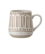 Hand Painted Stoneware Mug - Stripes - The Farmhouse