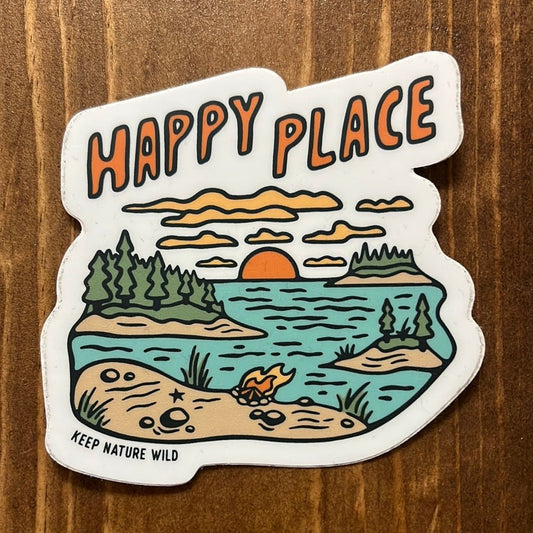 Happy Place Shoreline Sticker - The Farmhouse AZ